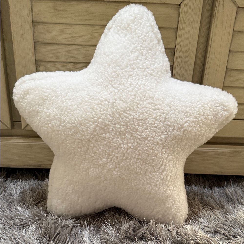 Target White Star Holiday Pillow